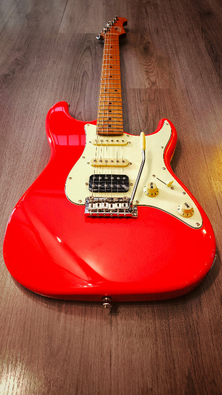 JET Guitars JS400 candy red / Gig Bag