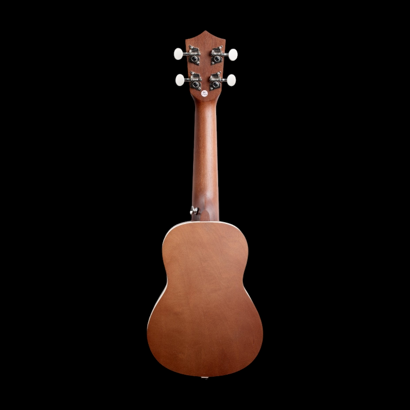 Ukelele Soprano Black Mandala - Incluye Funda