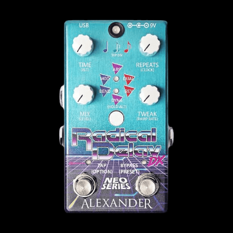 Alexander Radical Delay Dx Alexander Efecto de Guitarra Delay