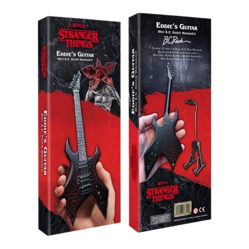 Axe Heaven Official Stranger Things® Eddie&#39;s Guitar B.C. Rich® NJ Warlock® Axe Heaven Coleccionables