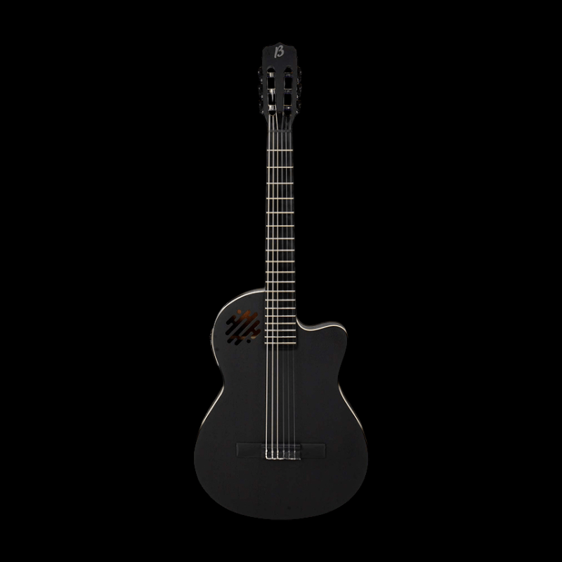 Bamboo Pro Slim Black 39" - Incluye Funda Acolchada Bamboo Guitarra Electroacustica