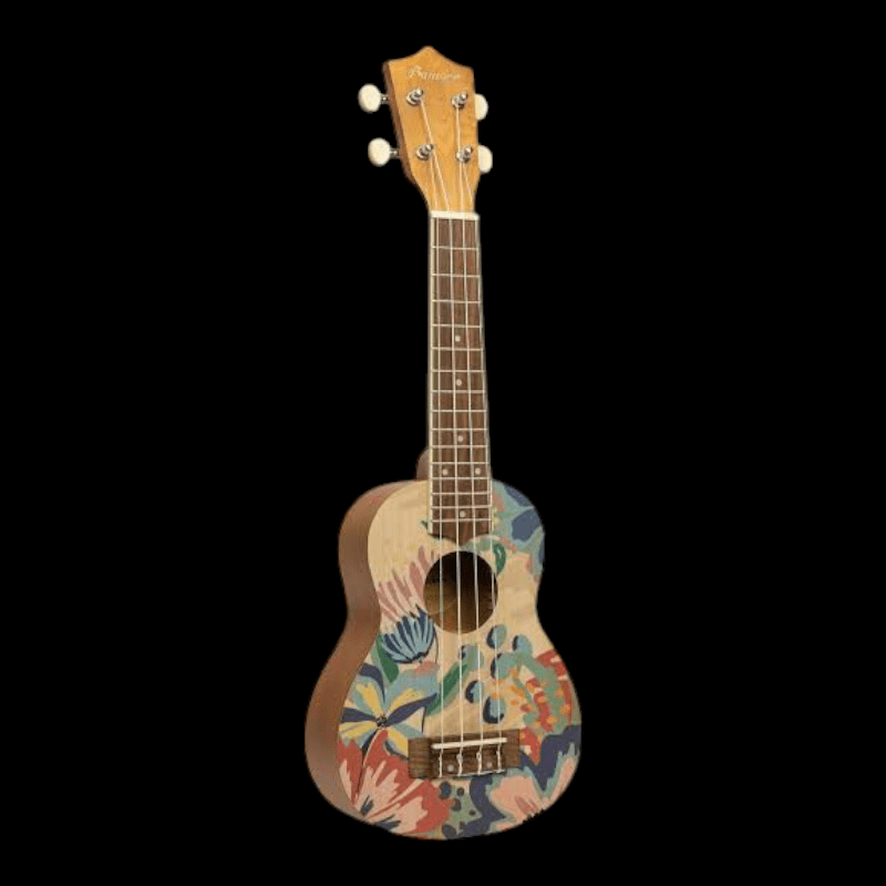 Bamboo Ukelele Soprano Caramelle - Incluye Funda Bamboo Ukulele