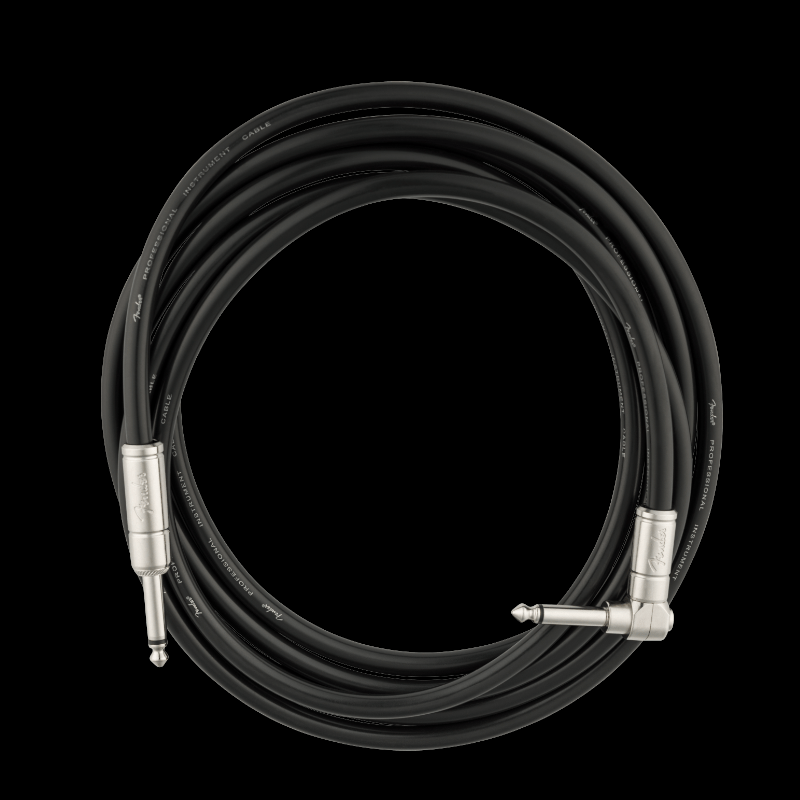 Cable Fender 10&#39; Professional Series Kill Switch Cable, Straight/Angle Fender Cable de Instrumento