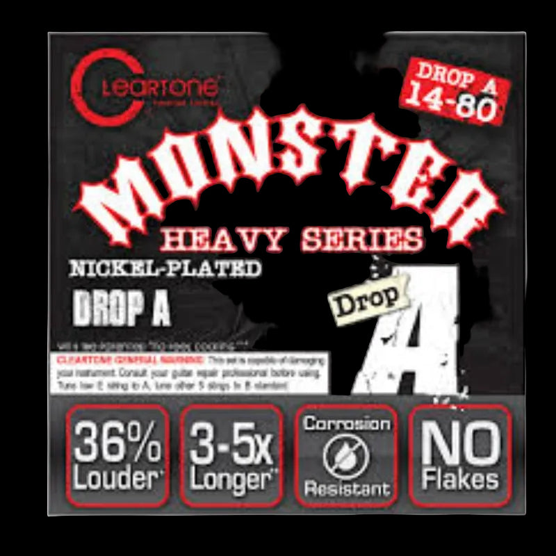 Cleartone Monster Drop A 14-80 Cleartone Cuerdas Guitarra Electrica