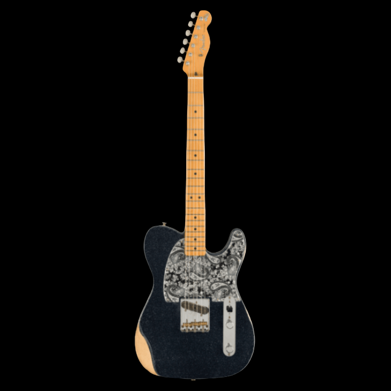 Brad Paisley Esquire®, Maple, Black Sparkle Fender Guitarra Electrica