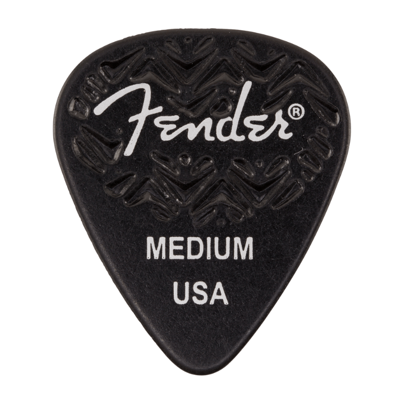 Fender 351 Shape, Black, Medium Fender Plumillas