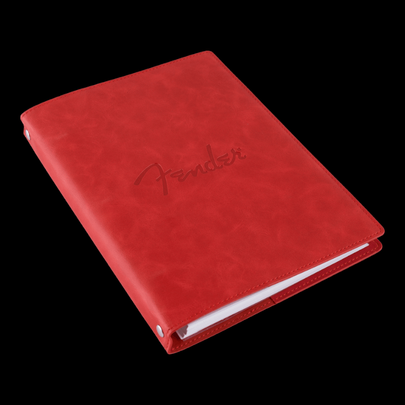 Fender Vegan Leather Music Note Book Fender Coleccionables