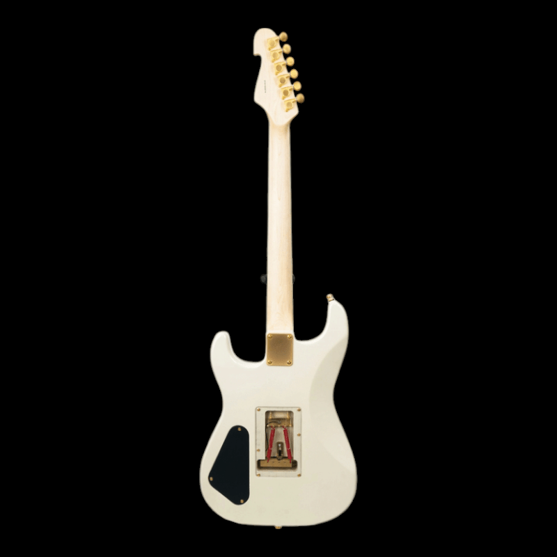 FU-Tone FU PRO GUITAR – ANTIQUE WHITE W Hard Case FU Tone Guitarra Electrica