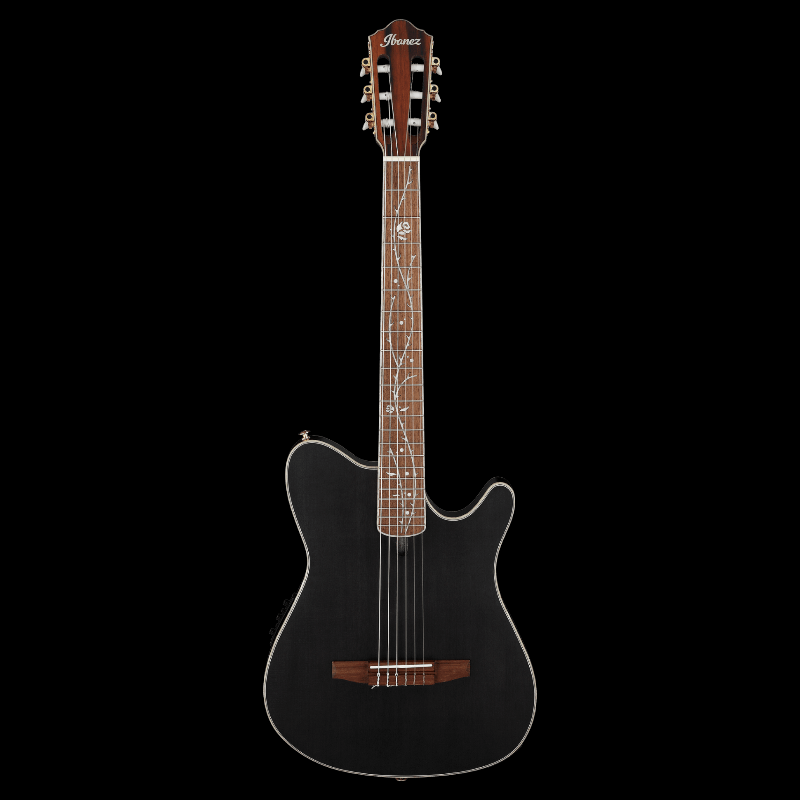 Ibanez Tim Henson Nylon Transparent Black Mate Ibanez Guitarra Electroacustica