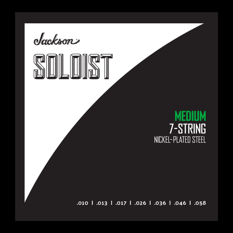 Jackson® Soloist™ Strings 7 String, Medium .010-.058 Jackson Cuerdas Guitarra Electrica