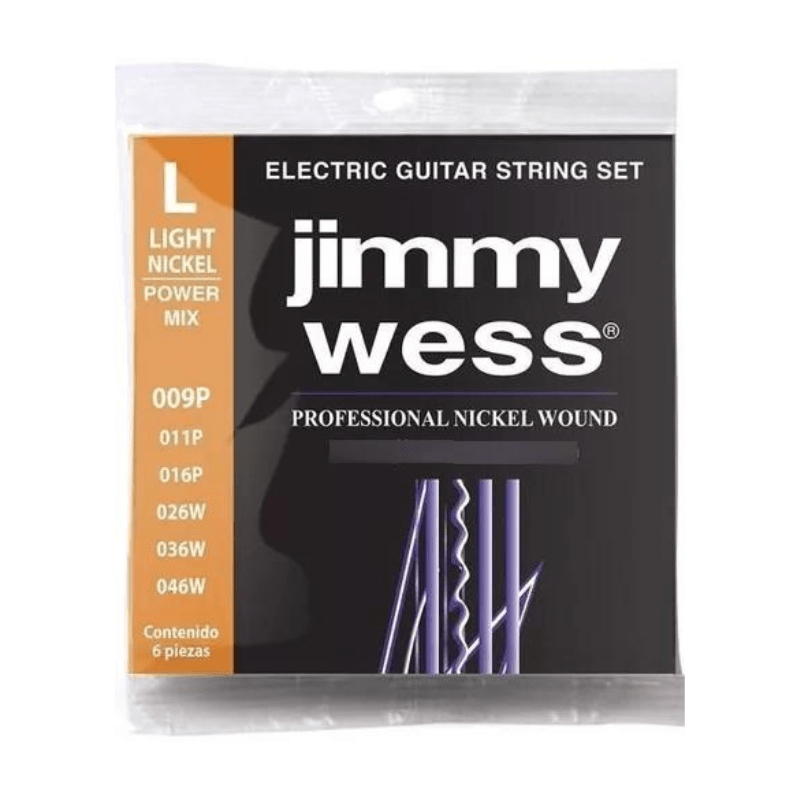 Jimmy Wess Professional Nickel Wound 09-46 Jimmy Wess Cuerdas Guitarra Electrica