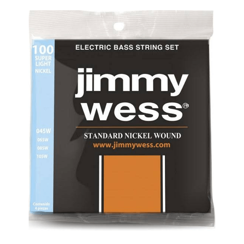 Jimmy Wess 45-105 Nickel Jimmy Wess Cuerdas para Bajo