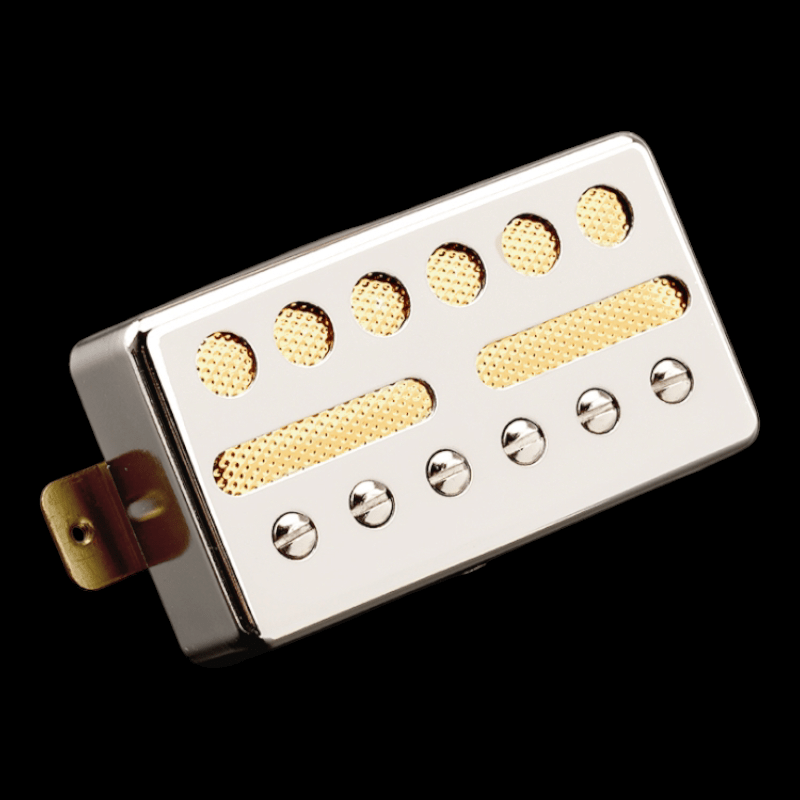 Pastilla GFS -NECK -KP Gold Foil Humbucker Ferrite, Chrome - Kwikplug™ Ready GFS Pastillas Guitarra Electrica